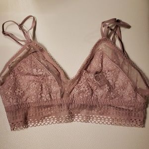 Victoria's secret bralette - rosy pink lace